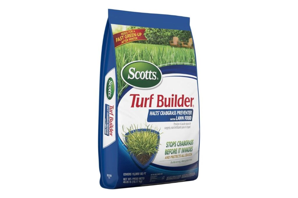 Scotts turf builder halts crabgrass preventer